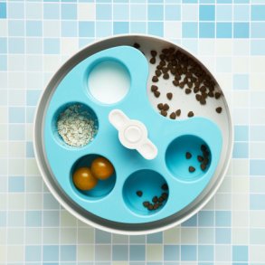 PetDreamHouse - Spin Interactive Slow Feeder Sk�l, Palette Level 2 Startpakke