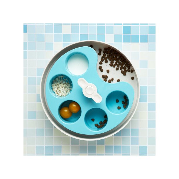 PetDreamHouse - Spin Interactive Slow Feeder Sk�l, Palette Level 2 Startpakke