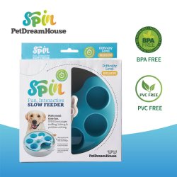 PetDreamHouse - Spin Interactive Slow Feeder Sk�l, Palette Level 2 Startpakke