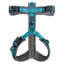 Petlando Y-Comfort Magnetech Hundesele - Gr�/Pretroleum