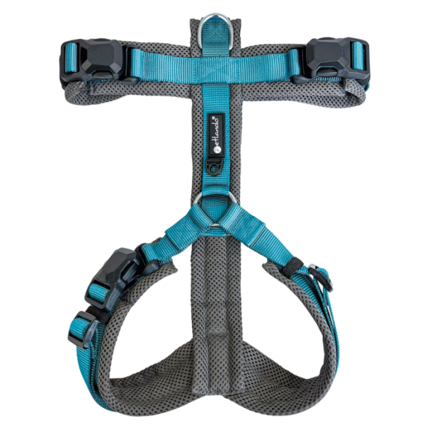 Petlando Y-Comfort Magnetech Hundesele - Gr�/Pretroleum