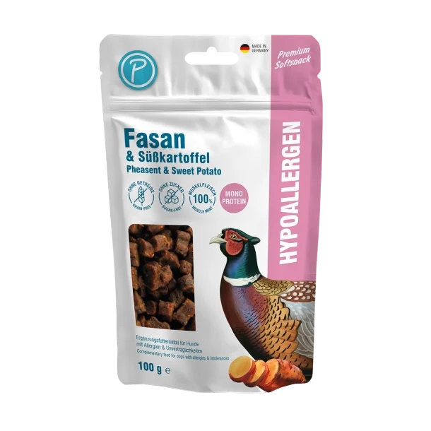 Petlando - Hypoallergen Maxi Soft treat m. Fasan, 100G