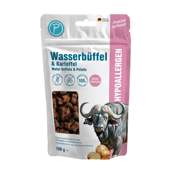 Petlando - Hypoallergen Maxi Soft treat m. Vandb�ffel, 100G