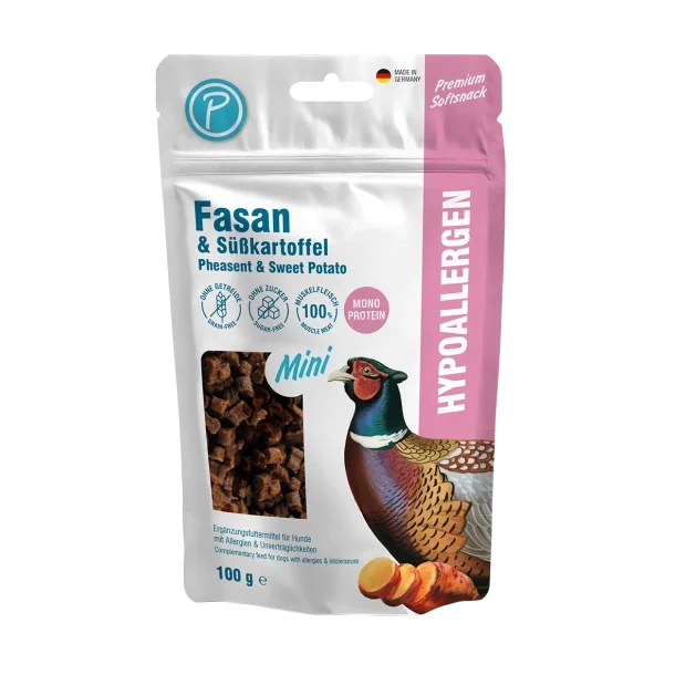 Petlando - Hypoallergen mini Soft treat m. Fasan, 100G