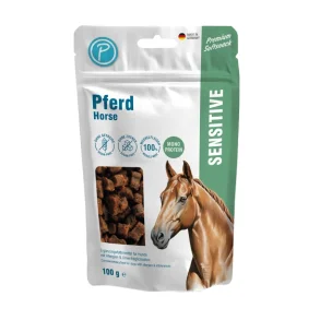 Petlando - Sensitive Maxi Softs treat m. Hest, 100G