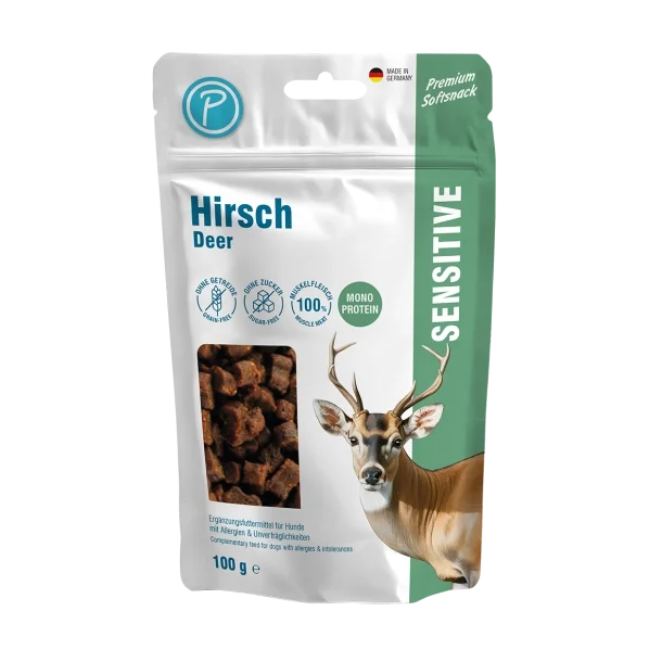 Petlando - Sensitive Maxi Softs treat m. Vildt, 100G