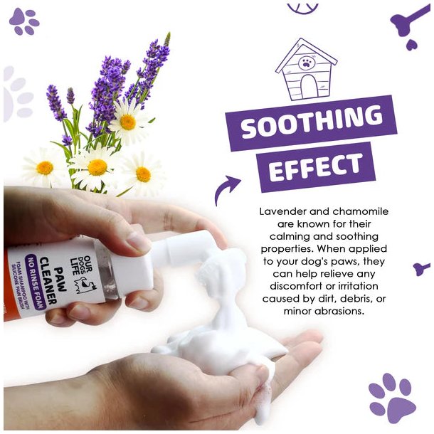 OurDogsLife - No rinse poteskum m. b�rste &amp; h�ndkl�de