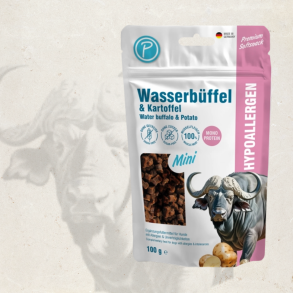 Petlando - Hypoallergen mini Soft treat m. Vandb�ffel, 100G