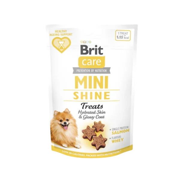 Brit - Mini Laks &amp; gr�skar treats, 50g