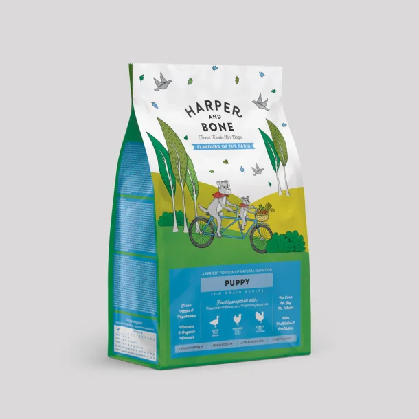 Harper &amp; Bone - Flavours Of The Farm, Hvalpefoder
