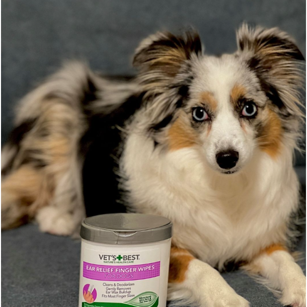 Vet's Best Engangs finger re renseservietter 50 stk. 