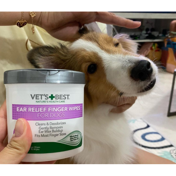 Vet's Best Engangs finger re renseservietter 50 stk. 