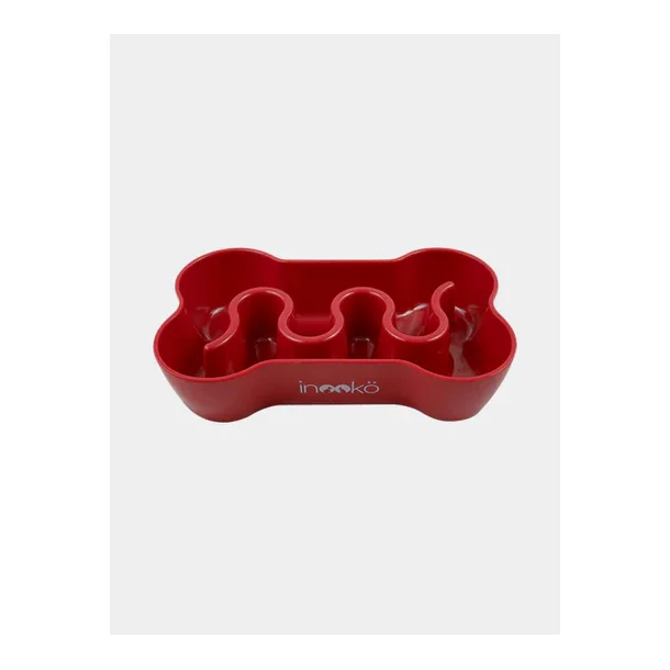 Inooko Slowfeeder�fodersk�l S/M - R�d