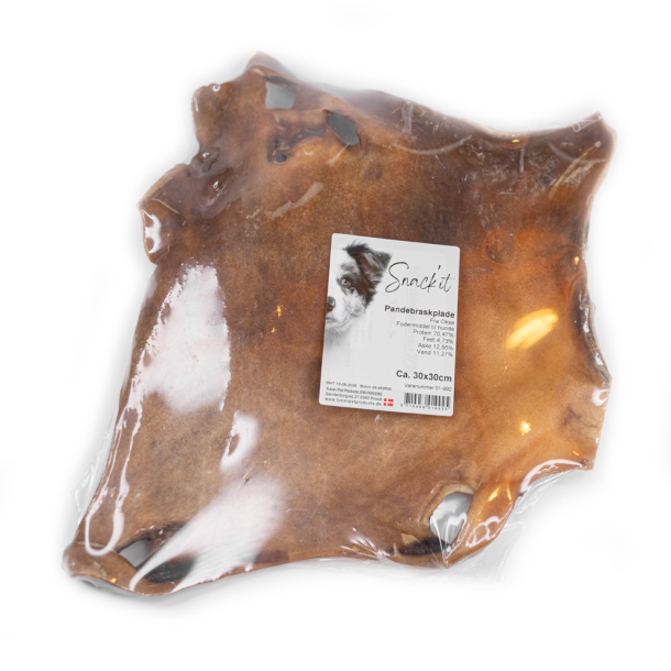 Snack'it Pandebraskplade 30x30cm i folie (Okse)