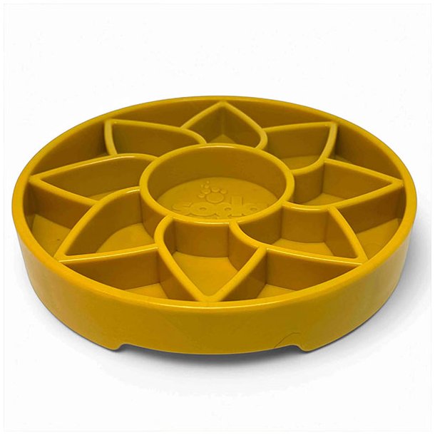 Sunflower Design Etray, Stimulerende Slowfeeder Bowl 