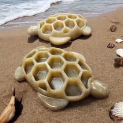 Sodapup Nylon Turtle &#150; Enrichment Toy &#150; Brown