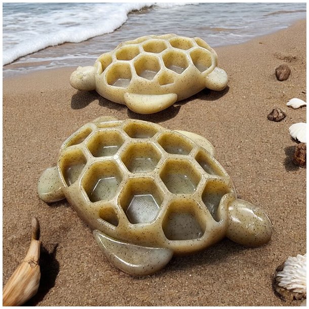 Sodapup Nylon Turtle &#150; Enrichment Toy &#150; Brown