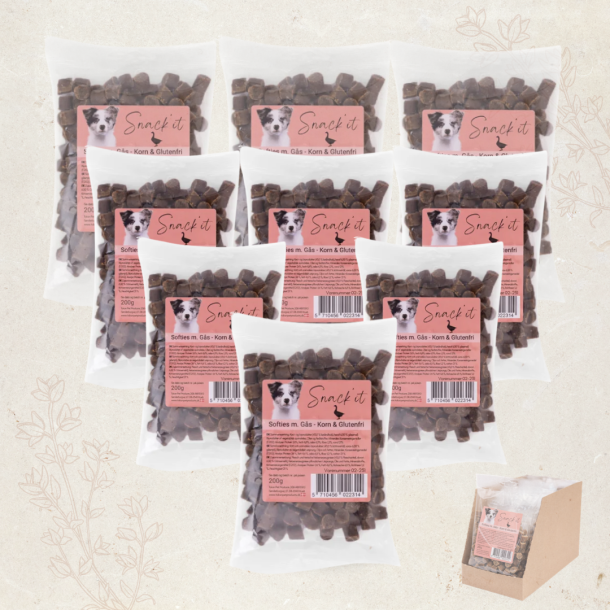 Favoritpakke - Softies Godbidder, G�s- 8 x 200 gram