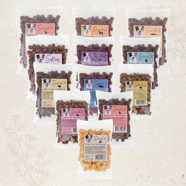 Smagspakke - Softies Godbidder - 12 x 200 gram