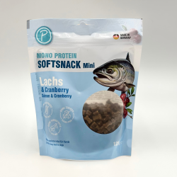 Petlando - Softsnack Monoprotein Laks, 125G