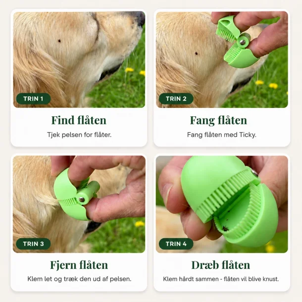 Ticky - Fl�tfjerneren der fanger, fjerner &amp; knuser fl�ten