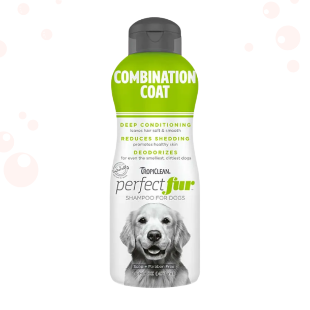 Tropiclean - Perfect Fur - kombineret pels shampoo, 473ml