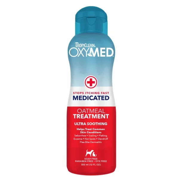 Tropiclean - Oxy Ultra Soothing Releif - Beroligende til kl�e &amp; irriteret hud, 355 ml