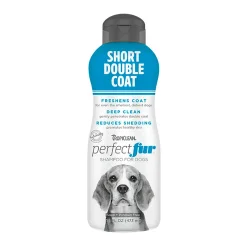 Tropiclean - Perfect Fur - kort dobbelt pels shampoo, 473ml