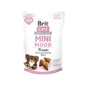 Brit - Mini Lam, gr�skar & hamp treats, 50g