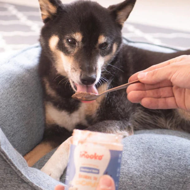 Peanutbutter til hunde m. Bl�b�r &amp; jordb�r - 300 g