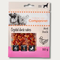 Companion mini hvalpe godbidder m. And, 50g