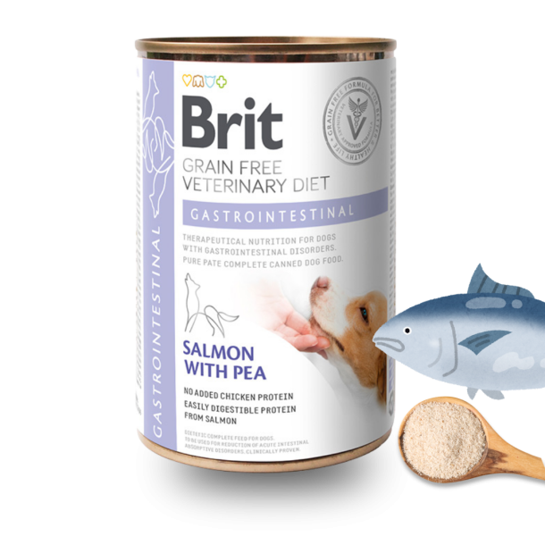 Brit - GF Vet Diet V�dfoder, maveproblematikker - 400 g