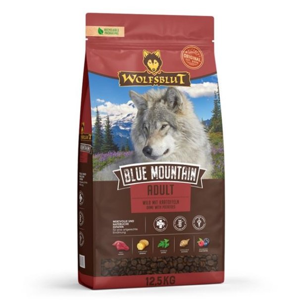 Wolfsblut Blue Mountain Adult, 12,5 kg - Vildt &amp; Kanin