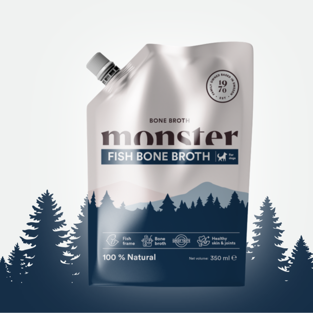 Monster - Hunde Bone Broth, Fisk