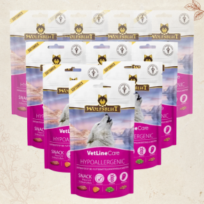 Favoritpakke - Wolfsblut VetLine Care Snack Hypoallergenic 10 x 100 g