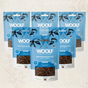Favoritpakke - Woolf Soft Cubes Mediteranean Fish, 6 x 100g
