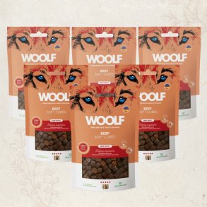 Favoritpakke - Woolf Soft Cubes Oksek�d, 6 x 100g