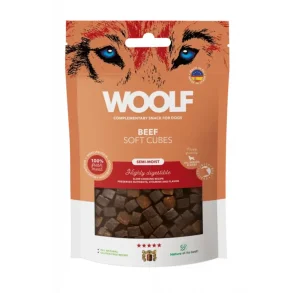 Woolf Soft Cubes Oksekd, 100g