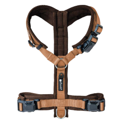 Petlando - Y-Comfort Magnetech Hundesele, Mocha/ Cognac