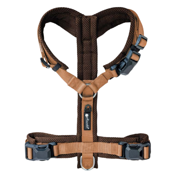 Petlando - Y-Comfort Magnetech Hundesele, Mocha/ Cognac