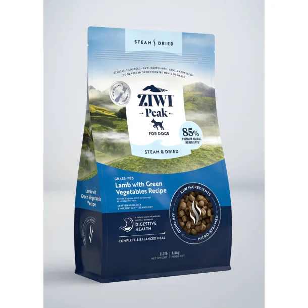 Ziwipeak - Steam &amp; Dried Frilands Lam. Grnne Grntsager