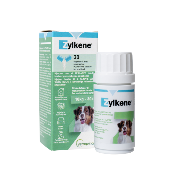 Zylk�ne - beroligende til hunde mellem 10-30 kg, 30 stk.