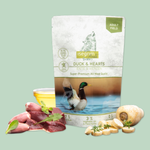 Isegrim - And m. Hjerte, Grntsags-mix, Hrfrolie & markurter, 410gr 