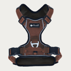 Petlando outdoor hundesele - Mocha/sort