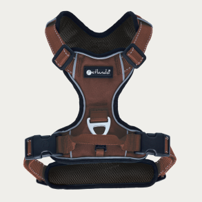 Petlando outdoor hundesele - Mocha/sort