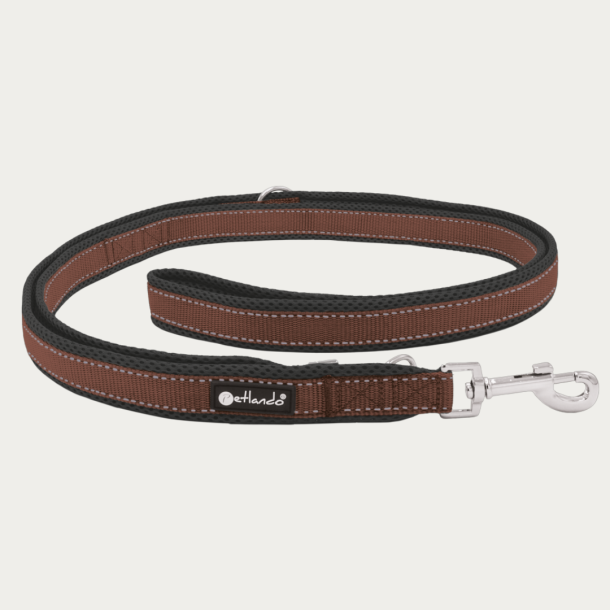 Petlando Outdoor Justerbar Hundesnor - Mocha/sort