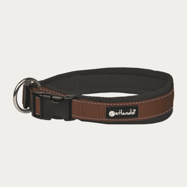 Petlando Outdoor Halsbnd - Mocha/sort