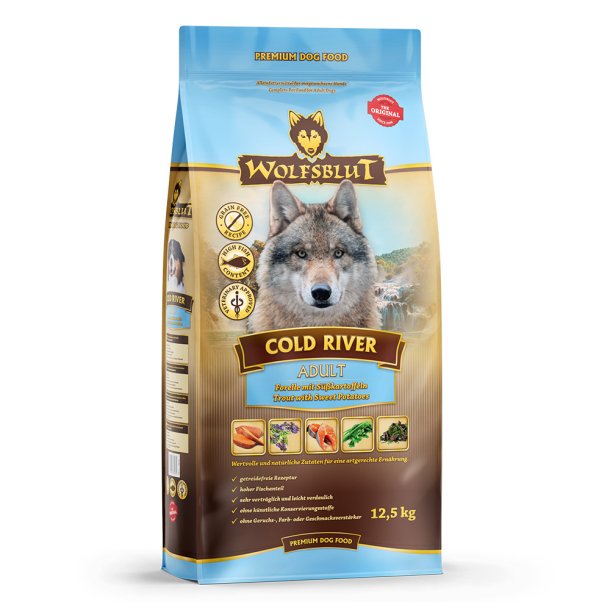 Wolfsblut Cold River, Adult 12.5kg - rred &amp; Laks