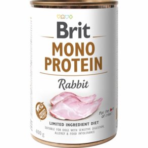 Brit Mono Protein Vdfoder, Kanin - 400 g