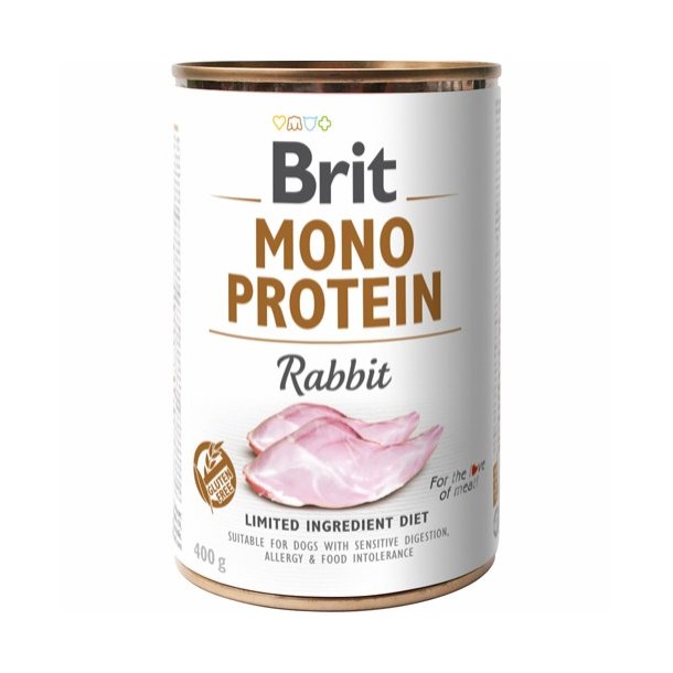 Brit Mono Protein Vdfoder, Kanin - 400 g